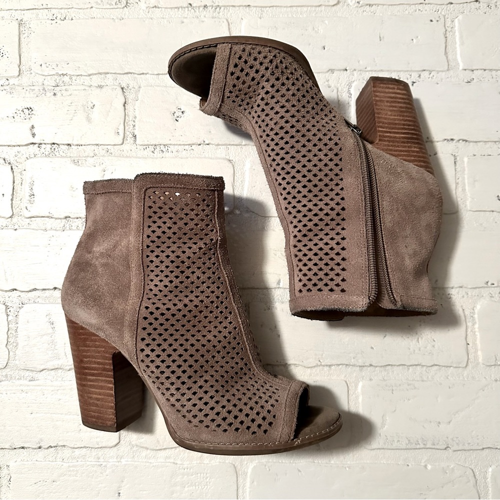 Lucky Brand Larise Peep Toe Booties